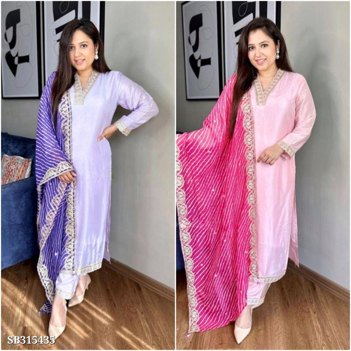 Desinger party wear top dupatta and fullstiched bottom uploaded by business on 9/4/2023