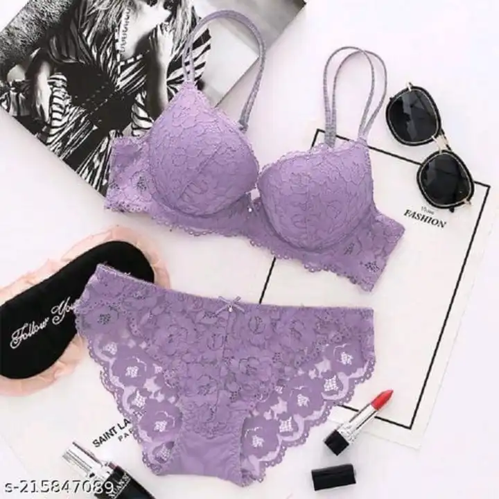 Branded product top notch quality Bra panty set lingerie import quality  uploaded by Govinda enterprise  on 9/4/2023
