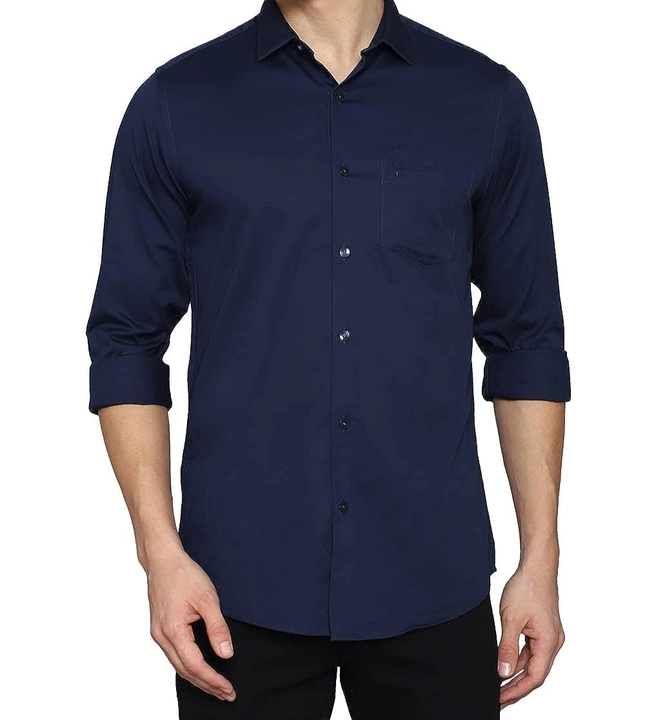 Navy Blue Plain Shirt uploaded by business on 9/4/2023
