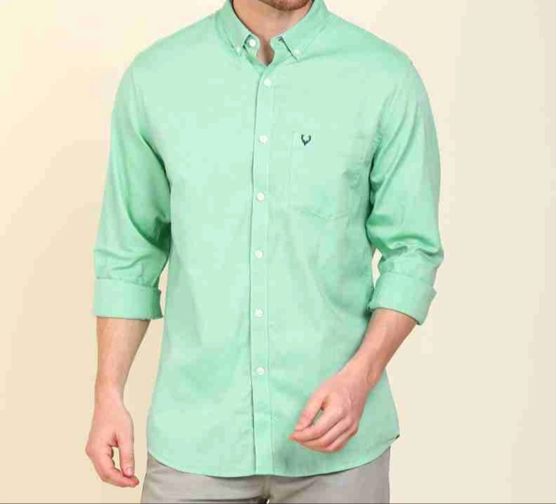 Pista Green Plain Shirt uploaded by business on 9/4/2023