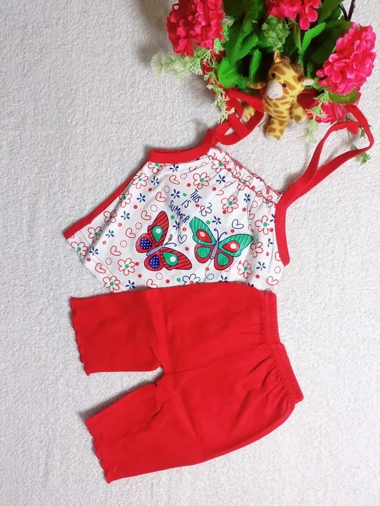 Girl Baby Capri set 24M uploaded by Kids Wear WA:7348977195 Bangalore  on 9/5/2023