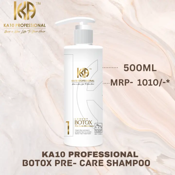 KA10 Professional Luxury Pre Care Shampoo 500ml uploaded by business on 9/5/2023