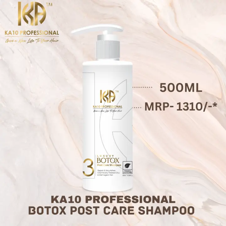 KA10 Professional Luxury Botox Post Care Shampoo 500ml uploaded by business on 9/5/2023