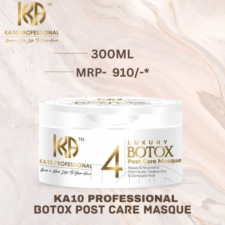 KA10 Professional Luxury Botox Post Care Masque 300ml uploaded by Shree Laxmi Trading on 9/5/2023