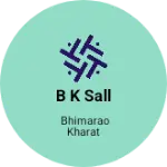 Business logo of B k sall