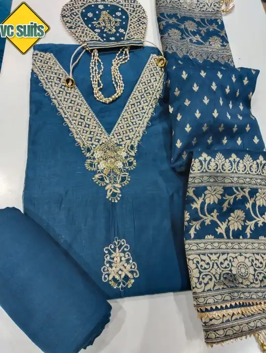 Chanderi suits  uploaded by Vivah collation / suits on 9/5/2023