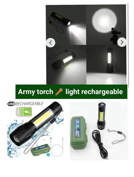 Aarmy torch light  uploaded by business on 9/5/2023