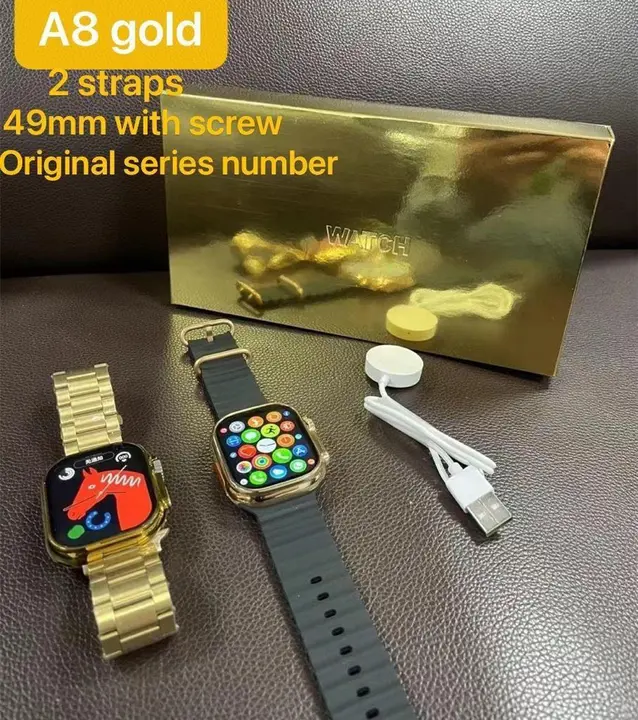 A8 gold Smart watch  uploaded by business on 9/5/2023