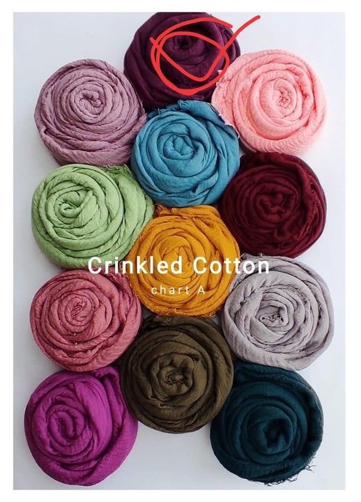 Crinkle cotton  uploaded by business on 3/20/2021