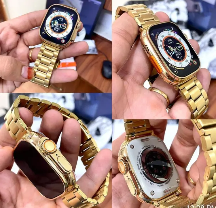 Gold smart watch  uploaded by business on 9/5/2023