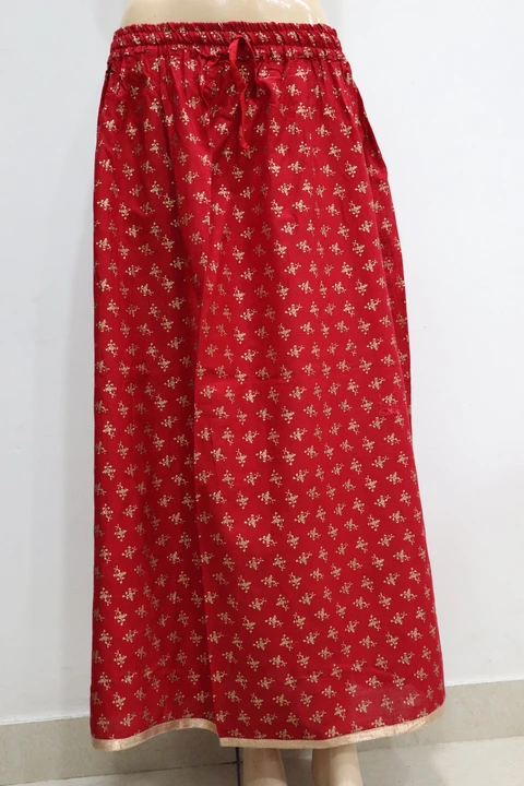 Jaipuri print cotton skirts uploaded by business on 9/5/2023