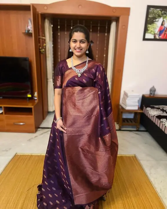 Rich pallu with allover flower buti design saree  uploaded by DHANANJAY CREATIONS on 9/5/2023