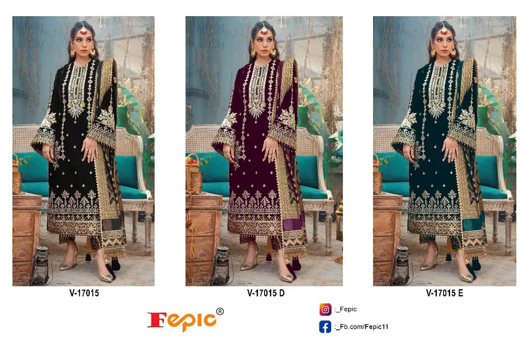 _*BRAND NAME*_:- FEPIC
_*CATALOUGE NAME*_:- ROSEMEEN

_*D NO*_:- V 17015( 3 pcs set )

 uploaded by Ayush fashion on 9/5/2023