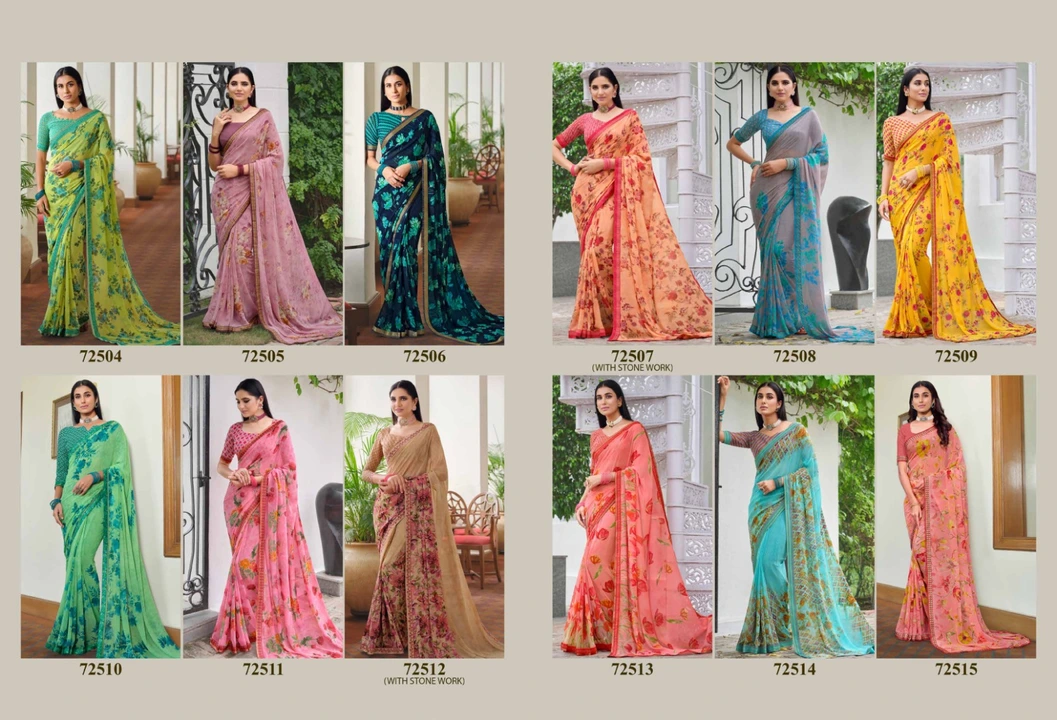 Netra Vol 3 Vipul Sarees uploaded by business on 9/5/2023