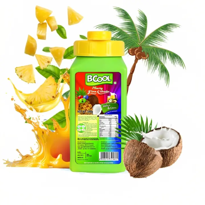 BCOOL Instant Pinacolada Drink Mix, Energy Drink Mix 500gm(Makes 30 glasses).Make Juice, Lassi,Popsi uploaded by Solidblack Foods Pvt Ltd on 9/5/2023