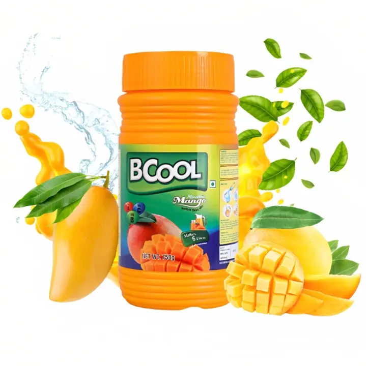 BCOOL Mango Instant Drink Mix, Energy Drink Mix 750gm(Makes 44 glasses). make Juice, Lassi,Popsi uploaded by Solidblack Foods Pvt Ltd on 9/5/2023
