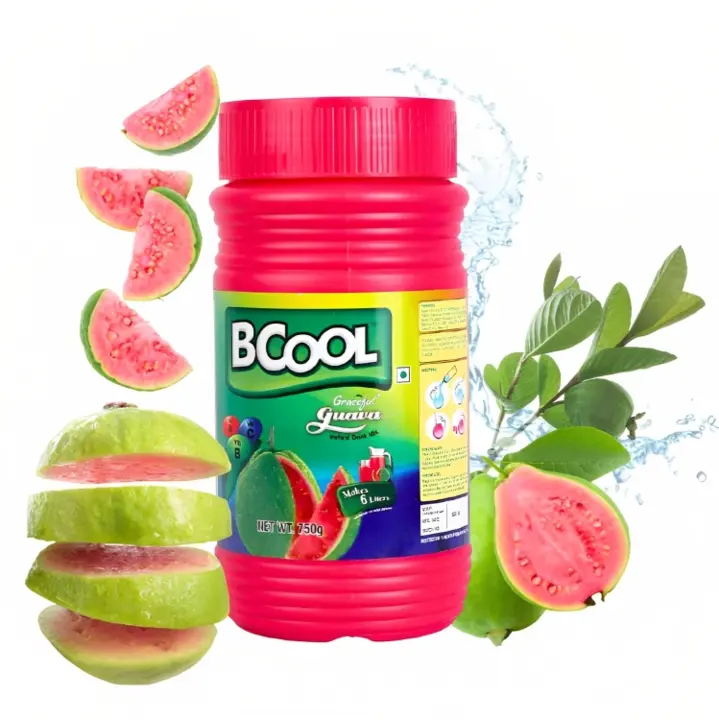BCOOL Guava Instant Drink Mix, Energy Drink Mix 750gm(Makes 44 glasses). make Juice, Lassi,Popsi uploaded by business on 9/5/2023