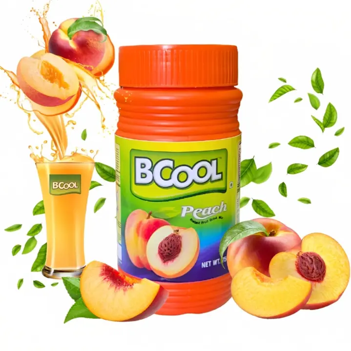 BCOOL Peach Instant Drink Mix, Energy Drink Mix 750gm(Makes 44 glasses). make Juice, Lassi,Popsi uploaded by Solidblack Foods Pvt Ltd on 9/5/2023