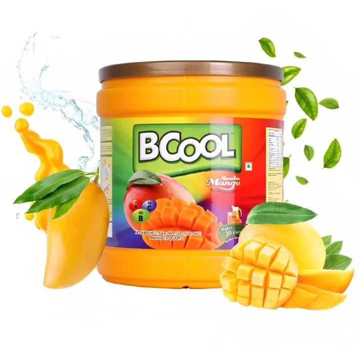 BCOOL Mango Instant  Drink Mix, Energy Drink Mix 2.5kg(Make150 glasses).Make Juice, Lassi uploaded by business on 9/5/2023