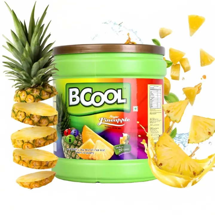 BCOOL Pineapple Instant Drink Mix, Energy Drink Mix 2.5kg(Make150 glasses).Make Juice, Lassi uploaded by business on 9/5/2023