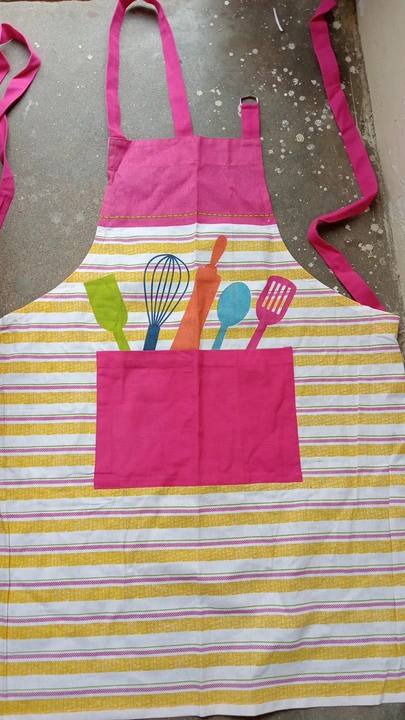 Kitchen apron per pices rate  uploaded by Export surplus stock made ups etc on 9/5/2023