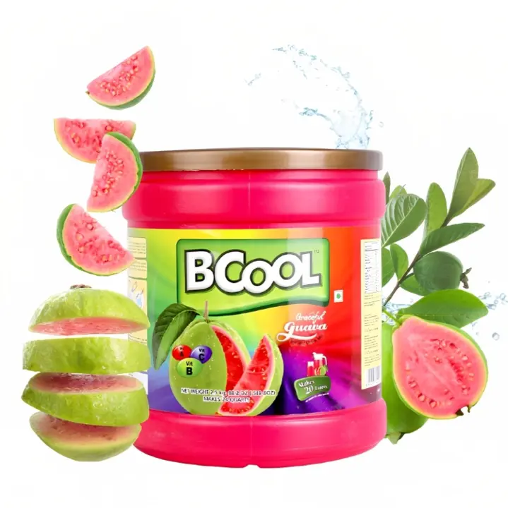 BCOOL Guava Instant Drink Mix, Energy Drink Mix 2.5kg(Make150 glasses).Make Juice, Lassi uploaded by business on 9/5/2023