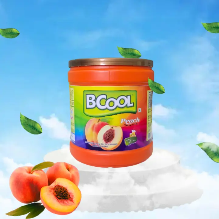 BCOOL Peach Instant Drink Mix, Energy Drink Mix 2.5kg(Make150 glasses).Make Juice, Lassi uploaded by Solidblack Foods Pvt Ltd on 9/5/2023