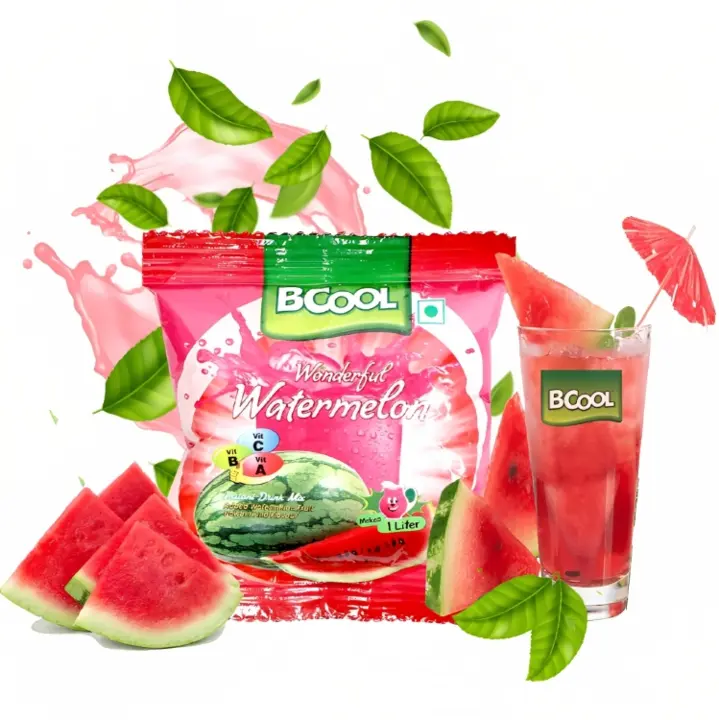 BCOOL Watermelon Instant Drink Mix 125gm(Make7 glasses).Make Juice, Lassi,Popsicle[Pack of 10] uploaded by Solidblack Foods Pvt Ltd on 9/5/2023