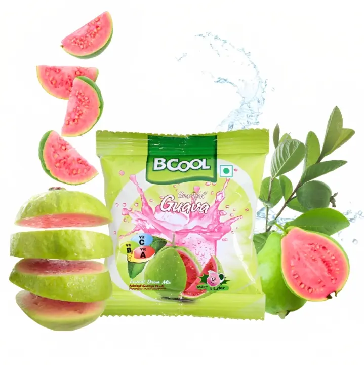 BCOOL Guava Instant Drink Mix 125gm(Make7 glasses).Make Juice, Lassi,Popsicle[Pack of 10] uploaded by business on 9/5/2023