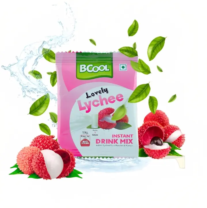 BCOOL Lychee Instant Drink Mix 19gm(Make 1 glass).Make Juice, Lassi,Popsicle.[Pack of 50] uploaded by business on 9/5/2023