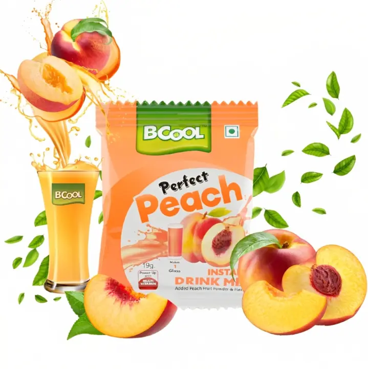 BCOOL Peach Instant Drink Mix 19gm(Make 1 glass).Make Juice, Lassi,Popsicle.[Pack of 50] uploaded by business on 9/5/2023