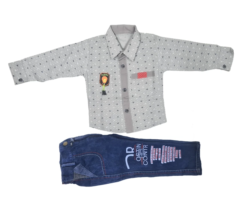 Kids boys shirts and pant set  uploaded by Abjal dresses on 9/5/2023