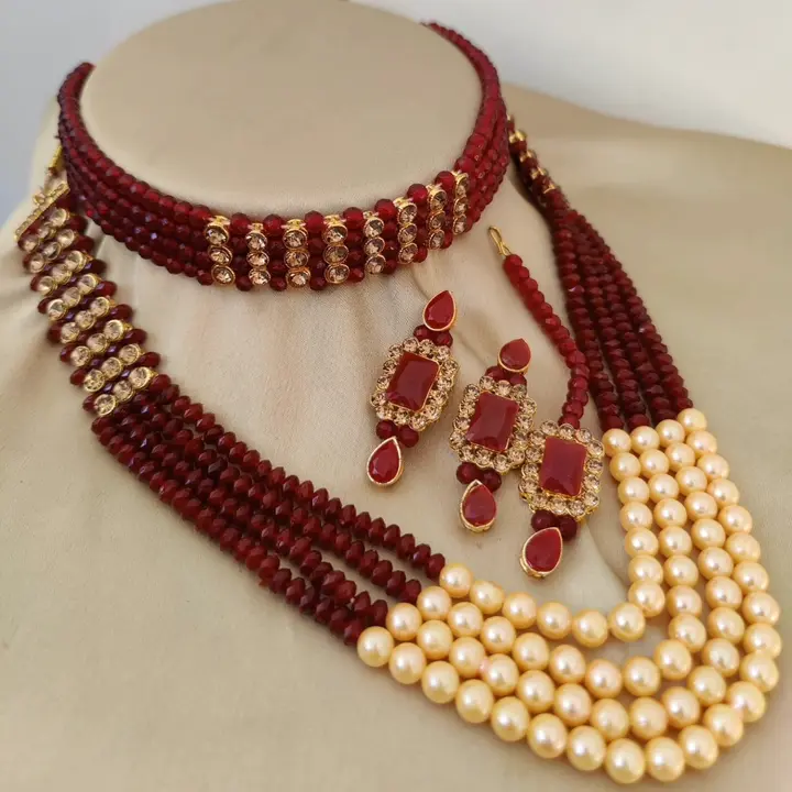Post image Beautiful Premium Quality Double Necklace With Beautiful Earings Tika
 *Just 349 Only*