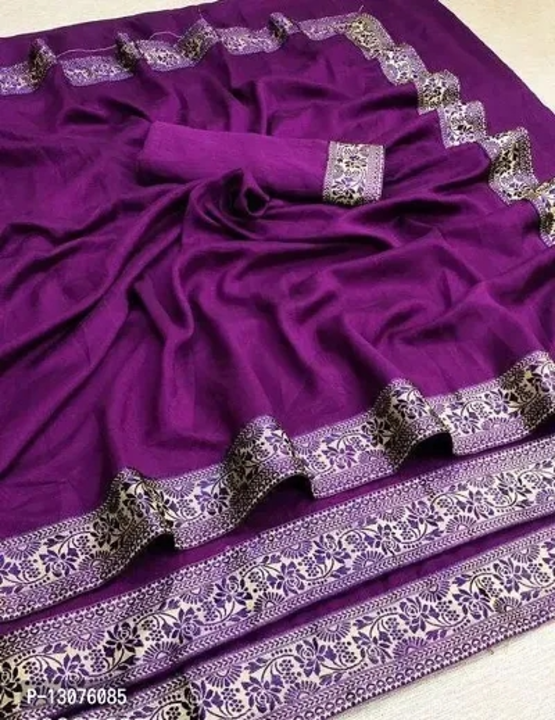 FANCY SAREE WITH FANCY LACE BORDER uploaded by Shree Krishna collection on 9/5/2023