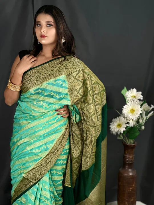 SEMI GEORGETTE SOFT SAREE  uploaded by business on 9/5/2023