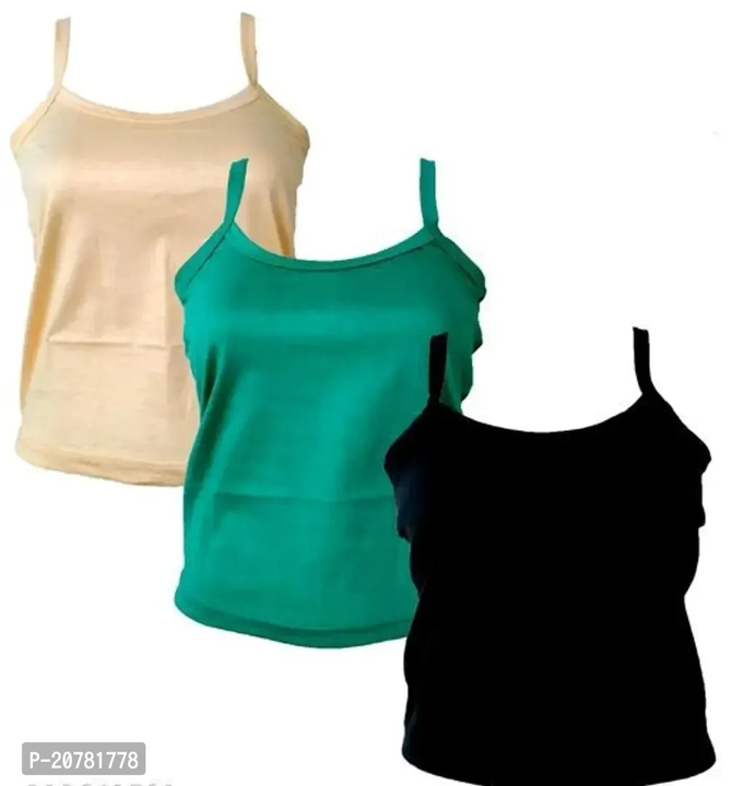 Stylish Round Neck Camisole Slip For Women Girls (Pack of 3) uploaded by business on 9/5/2023