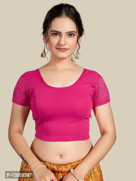 *Stylish Lycra Embellished Stitched Blouses For Women*

 uploaded by business on 9/5/2023