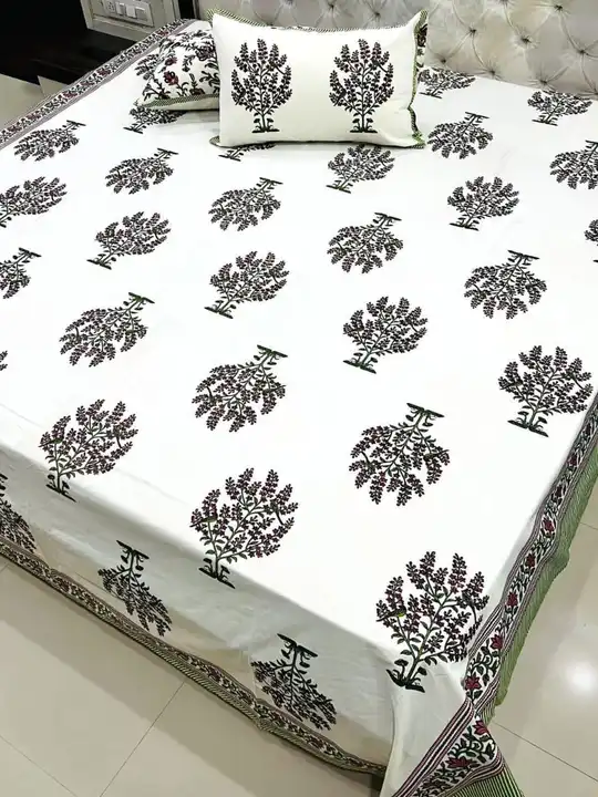 Cotton king size Bedsheet  uploaded by Bidla textile on 9/6/2023