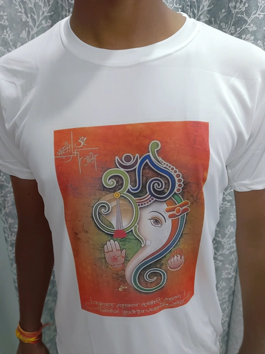 Adults ganpati tshirt  uploaded by Strides Sports india on 9/6/2023