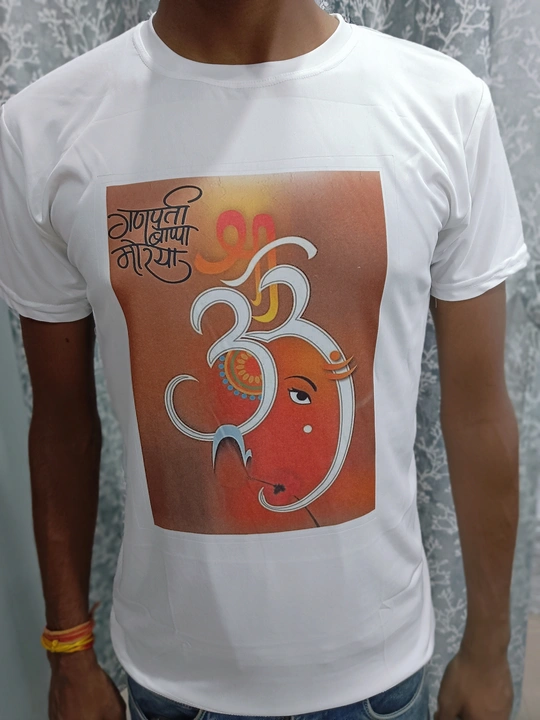 Adults ganpati tshirt  uploaded by Strides Sports india on 9/6/2023