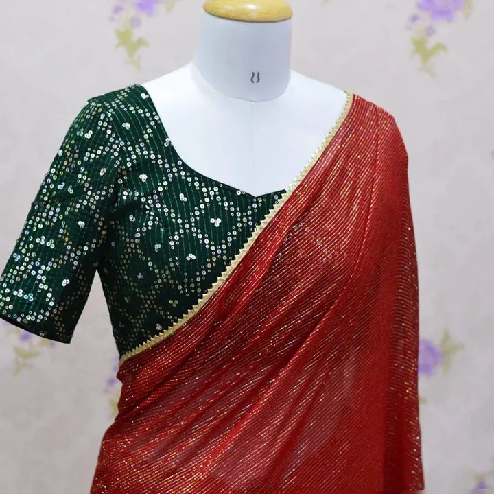 Viscos Georgette saree  uploaded by business on 9/6/2023