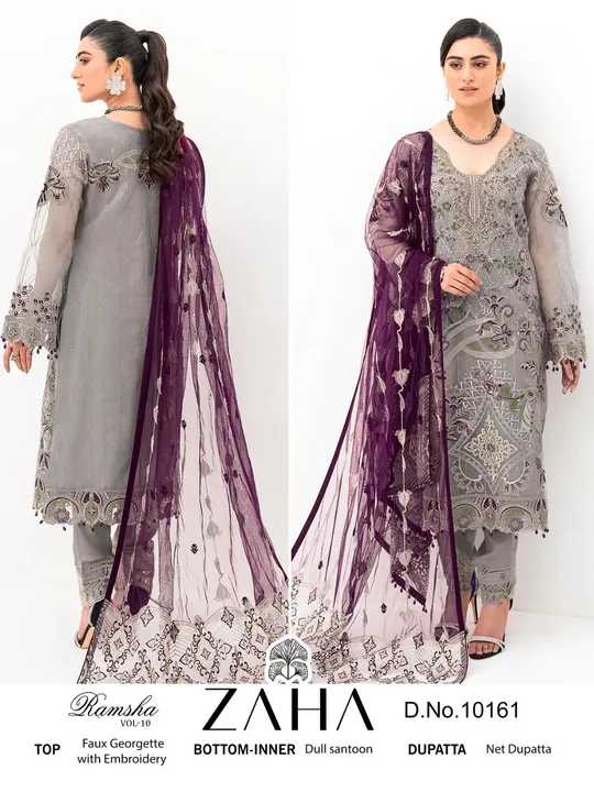 Ramsha Vol 10 Zaha Pakistani Salwar Suits uploaded by business on 9/6/2023