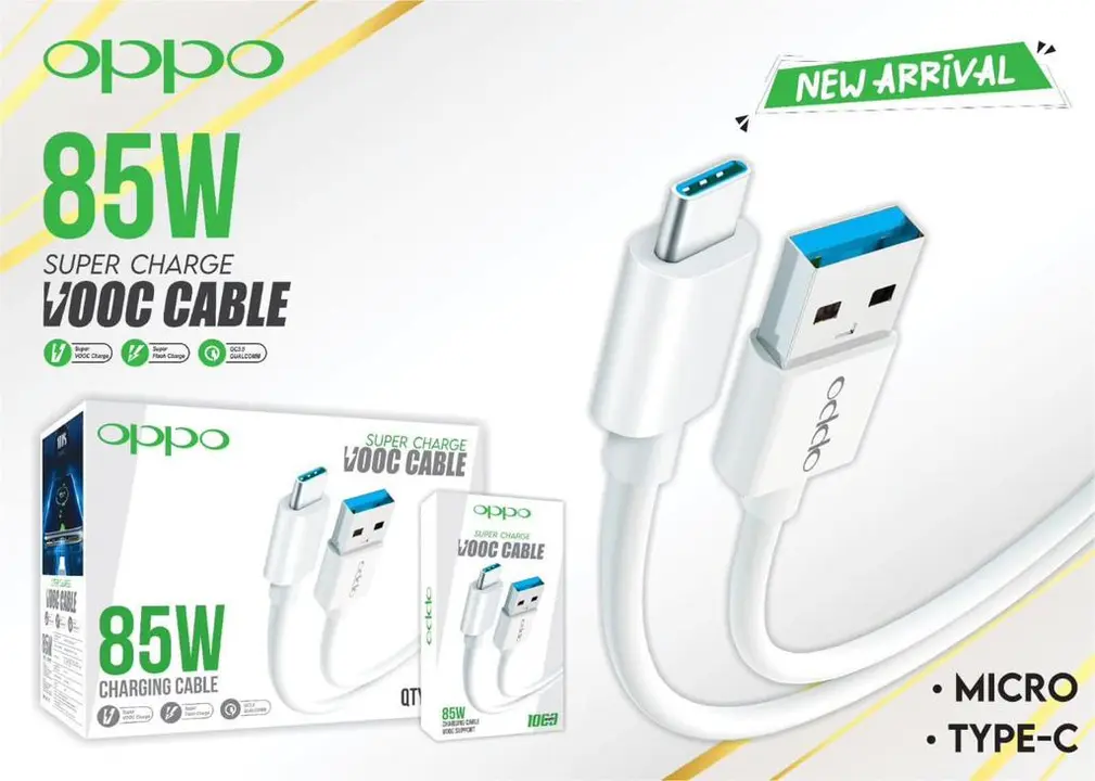 Oppo 85W data cable  uploaded by business on 9/6/2023