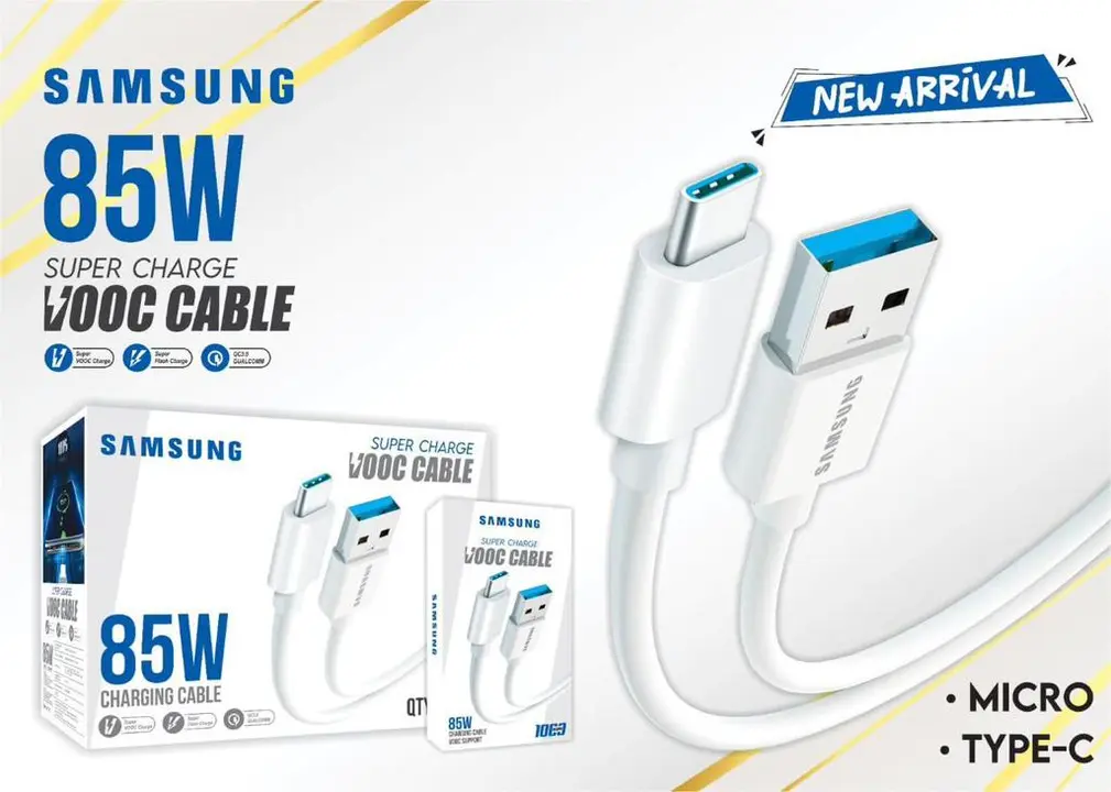 Samsung 85w data cable  uploaded by business on 9/6/2023