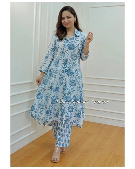 Women kurta with pant set uploaded by business on 9/6/2023