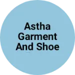 Business logo of Astha garment and shoe collection
