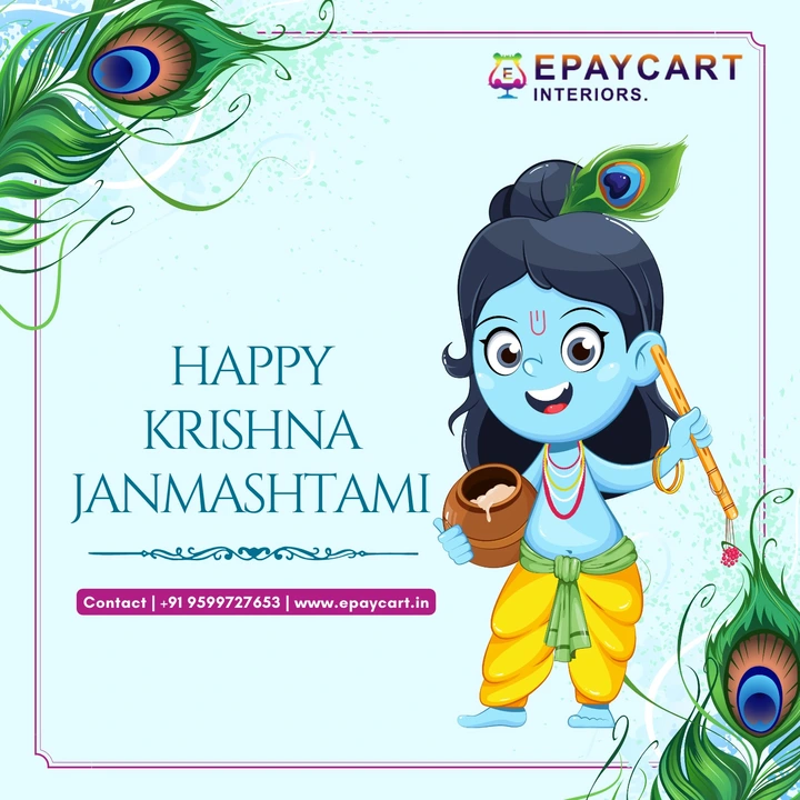 Post image May this auspicious day bring joy, love, and prosperity into your lives.

Happy Krishna Janmashtami to all! ❤️🙏 

#Epaycart_Interiors #interiors #Homedecore #Lighting #krishna #krishnalove #krishnajanmashtami #radhekrishna #janmashtamispecial #instagram 