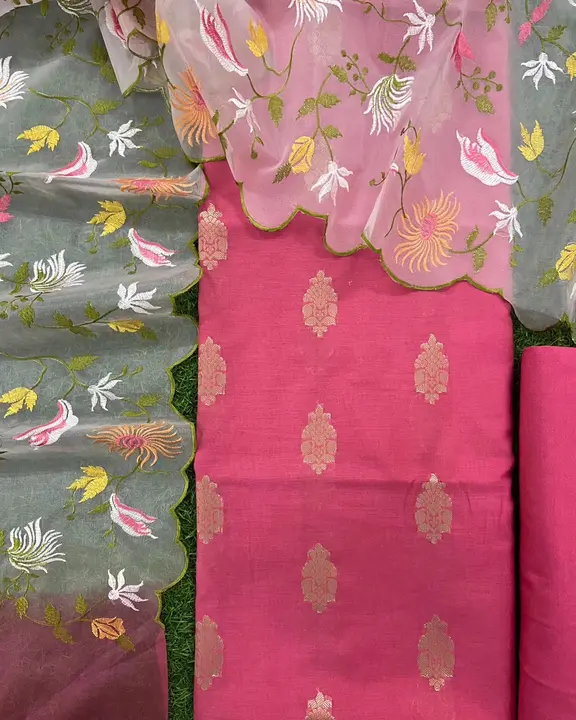 Banarasi Mercerised Silk Suits uploaded by REGALIA WEAVERS ENTERPRISES on 9/6/2023