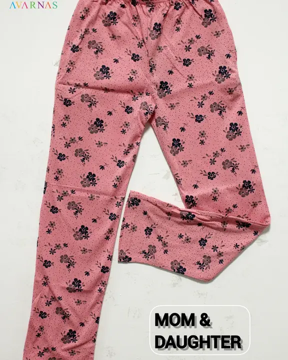 MOM & DAUGHTER NIGHT PANT, SIZE :S TO XXL & 6Y TO 16YEARS  uploaded by business on 9/6/2023