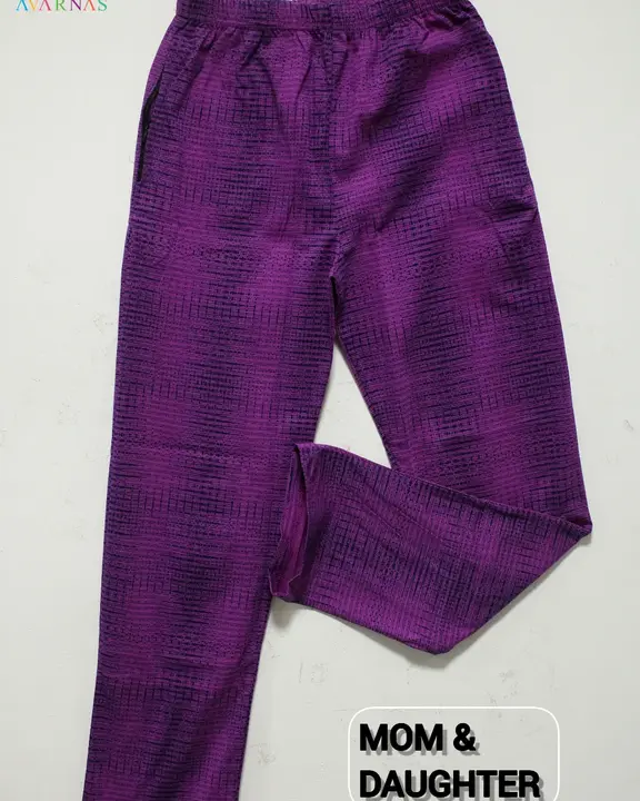 MOM & DAUGHTER NIGHT PANT, SIZE :S TO XXL & 6Y TO 16YEARS  uploaded by Avarnas :70109-86098  on 9/6/2023